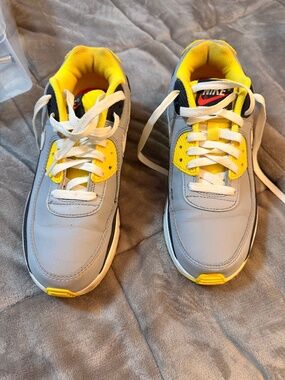 Yellow and Grey Air Max